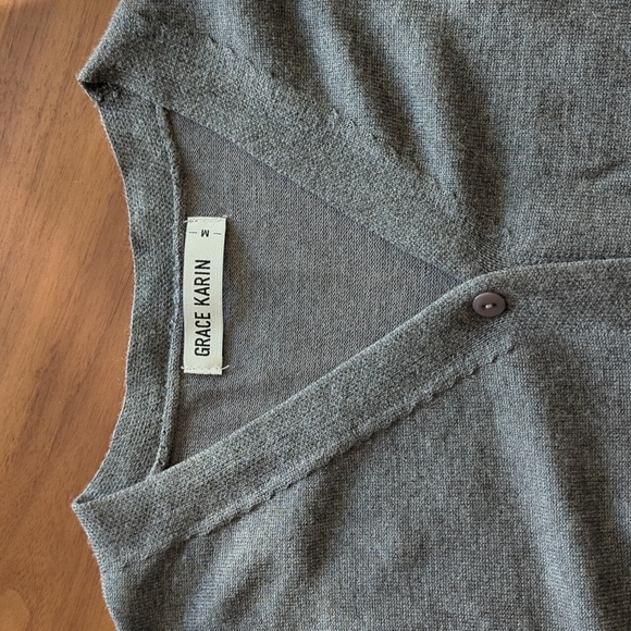 Grace Karin cardigan in gray - M - Picture 3 of 4